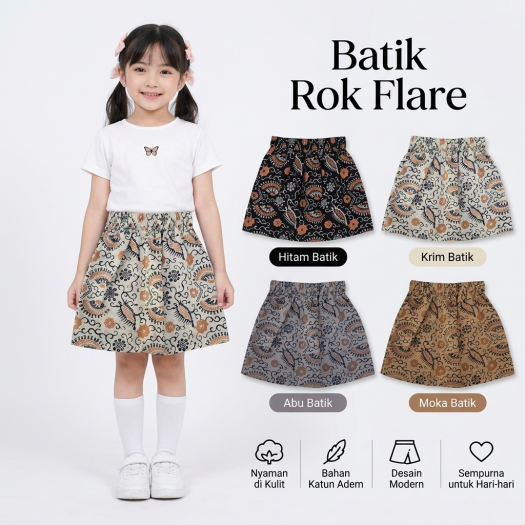 kids skirt batik