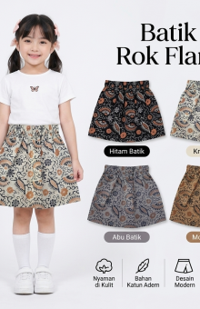 kids skirt batik
