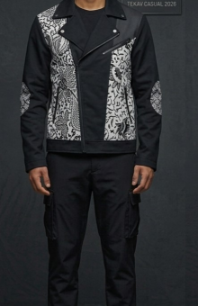 Tekav Men's Biker Jacket